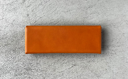 本革 ノンステッチのペンケース 栃木レザー ファッション小物 革小物 シンプル 雑貨 文房具 筆箱 手触りが良い 牛革 プレゼント ギフト 自分用  レッド