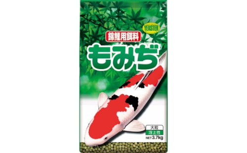 F-68【錦鯉用飼料】もみぢ大粒　3.7kg×4袋