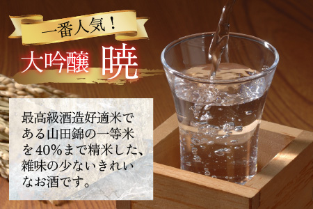 奥越前大野 日本酒 清酒『一乃谷』飲み比べセット「暁、勝鬼」720ml × 2本 [A-046002]