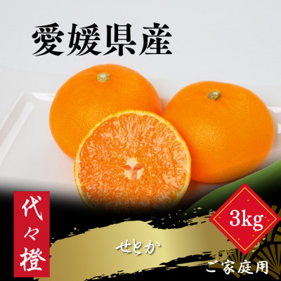 
            ＜最高の旨みと香りが詰まった＞代々橙せとか＜訳あり＞3kg＜C83-44＞【1623951】
          