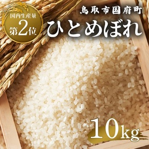 Y491 鳥取県産  ひとめぼれ 令和7年産 精米済 10kg（5kg×2袋）