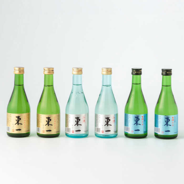 【ふるさと納税】東一 飲み比べセットB（山田錦純米酒・冷酒・生酒）300ml×6本 / 日本酒 お酒 銘酒 地酒 / 佐賀県 / 有限会社嬉野酒店 [41AIAA010]