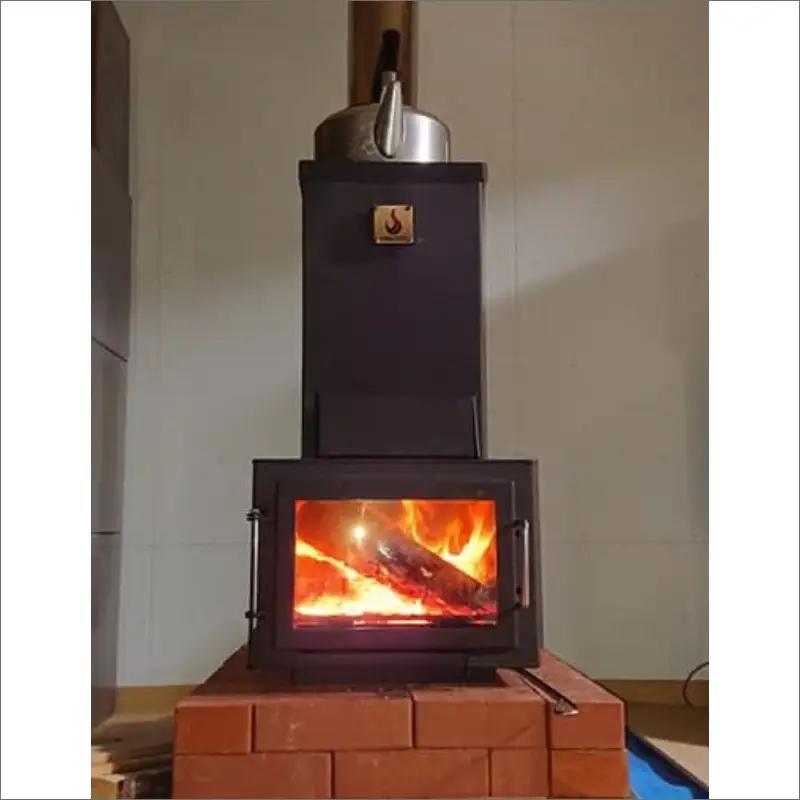 薪ストーブ【かぐつち3号（KAGUTUTI3）と美味しく焼ける「焼き芋器」セット】間伐材・廃材も対応　燃焼効率の高い薪ストーブ