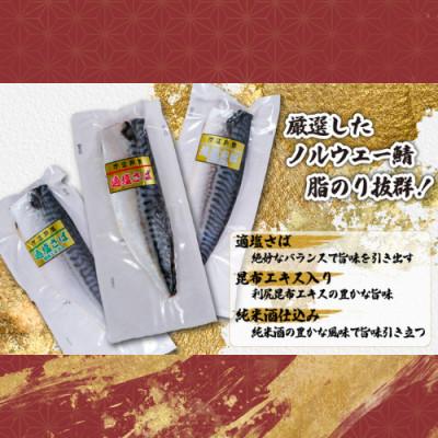 ふるさと納税 銚子市 真空さばお試しセット　計12枚(適塩・昆布・純米酒　各4枚セット) |  | 02