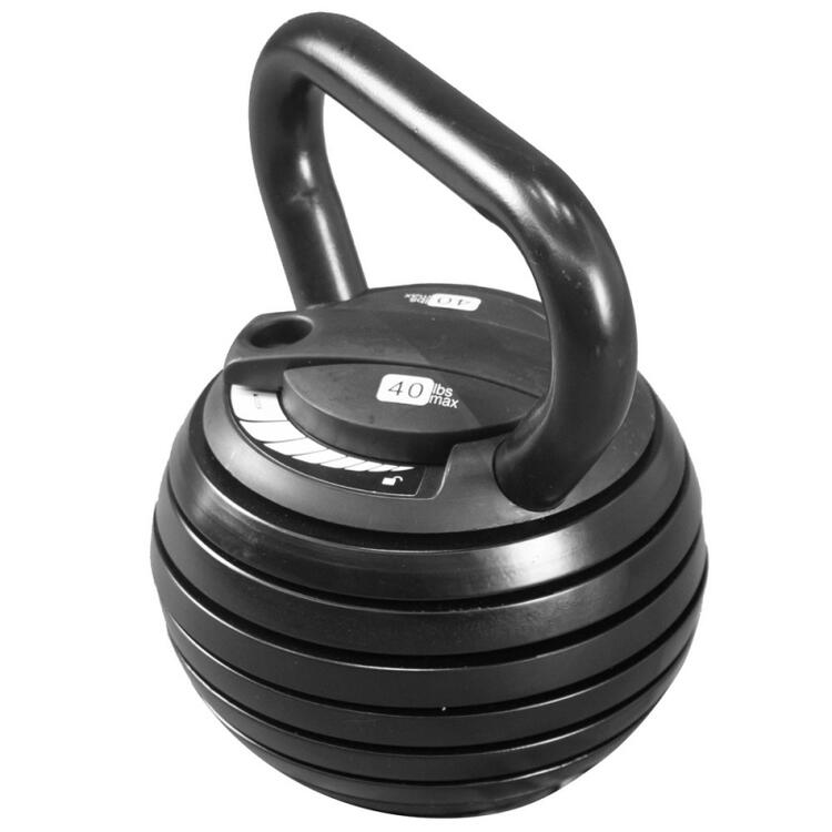 【ふるさと納税】X-TJ CKB 可変式ケトルベル 40LB｜トレーニング フィットネス 器具 筋トレ スポーツ 運動 ダイエット ※北海道・沖縄・離島への配送不可