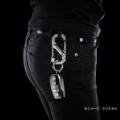 ふるさと納税 羽曳野市 【クローム・LCトパーズ】D.A.D クリスタル S字カラビナ フック【SB185】ギャルソン |  | 03