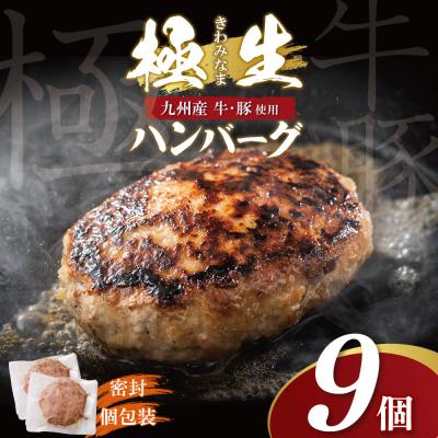 ふるさと納税 福智町 寄附額改定↓↓ 極生ハンバーグ 9個セット(150g×9)