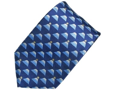 ネクタイ　富士桜工房　ダイヤモンド富士（紺ラメ）