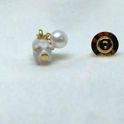 ふるさと納税 伊勢市 真珠ピンブローチ・ぶたに真珠・白(淡水本真珠・ボタン)　2238 |  | 01