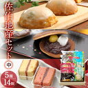 【ふるさと納税】佐伯地産セット・中 (合計14個・5種) スイーツ スウィーツ 菓子 焼き菓子 和菓子 洋菓子 おやつ 詰め合わせ セット 個装 大分県 佐伯市【ER029】【(株)古川製菓】