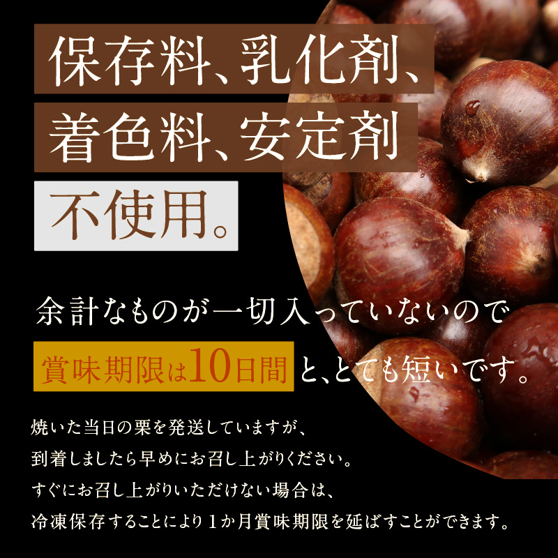 【旬限定の定期便】この道50年の職人が焼く、やさしい甘みたっっっぷり！「天津甘栗」1.6kg!　H045-059