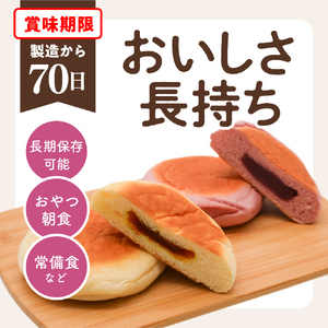 デイプラス平焼きパン　紫いも・カレー (12個入り×2ケース)※沖縄・離島配送不可 