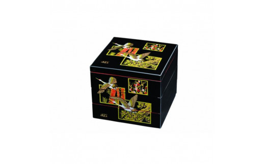 
            三段重箱 黒内朱  お重 紀州漆器【YG3】
          