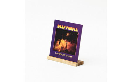 レコードスタンド 幅33cm 奥行き9cm 高さ19.5cm チーク無垢材