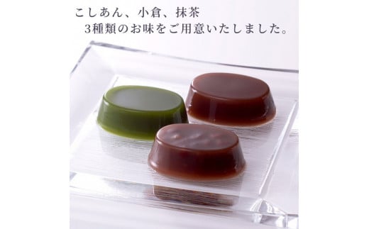 夏限定 本蕨 12個入 こしあん／小倉／抹茶 3種類＜京菓匠 鶴屋吉信＞《本わらび わらび餅 わらびもち 和菓子 お菓子 ギフト お中元 デザート》※2024年5月下旬〜8月中旬頃に順次発送予定