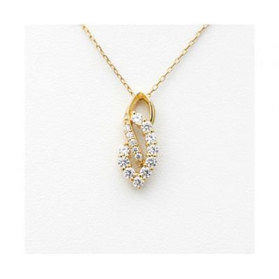 ふるさと納税 韮崎市 ネックレス K18YG イエローゴールド ダイヤモンド 0.38ct【f134-d-k18yg】 |  | 01