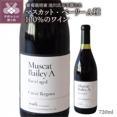 ふるさと納税 甲府市 シャトー酒折のプロの葡萄栽培家が育てた山梨県産マスカット・ベーリーA種100%のワイン　K0303B