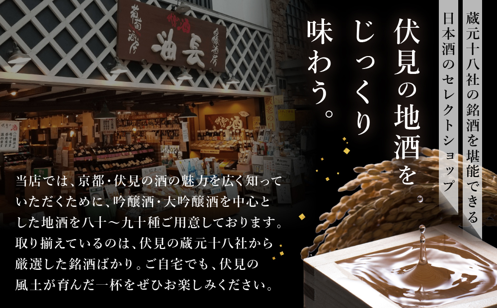 【吟醸酒房 油長】京都伏見の酒 大吟醸300ml×5本飲み比べ｜日本酒 大吟醸 人気セット［ 京都 伏見 日本酒 大吟醸 純米大吟醸 300ml 5本飲み比べ 神聖 京姫 玉乃光 英勲 招徳 人気 お