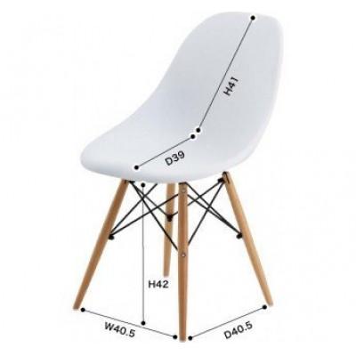 ふるさと納税 恵那市 デザインチェア　ルイス　ホワイト　1脚 |  | 01