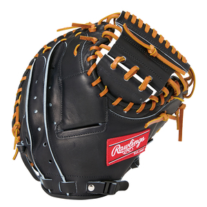ローリングス (Rawlings) 硬式 キャッチャー ミット 小さめ 日本製 野球：ブラック