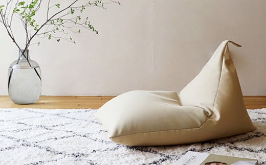 【a046】こたつビーズクッション（ベージュ）【配送不可地域：沖縄県、離島】