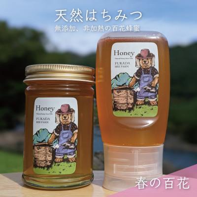 ふるさと納税 美濃市 合計530g 天然・国産蜂蜜 非加熱 生はちみつ 岐阜県美濃市産 春 A13