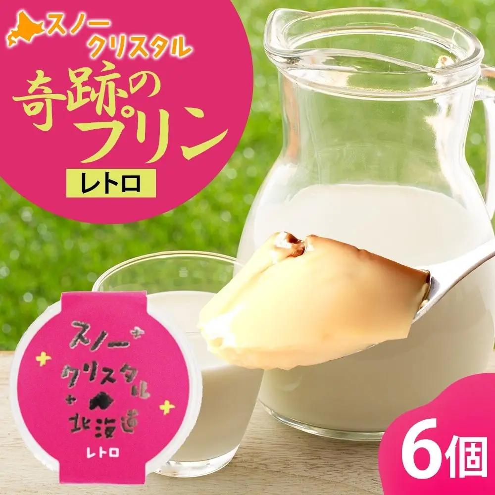 旭山 奇跡のプリン レトロ 90 g 6 個 | プリン 北海道_04224