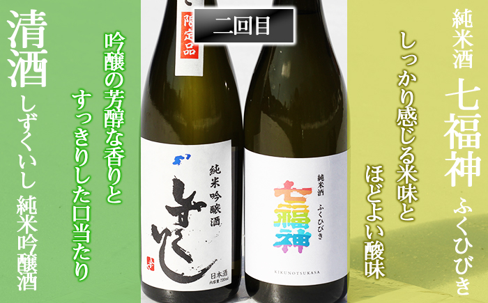 地酒 720ml×2種×2ヶ月連続発送 計4種 飲み比べ ／ 日本酒 特別純米酒 純米吟醸酒 純米酒 定期便 【あねっこ】