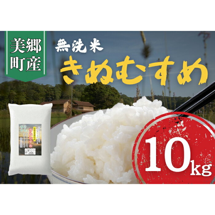 【ふるさと納税】【令和6年産　数量限定】 島根県美郷町産 無洗米きぬむすめ 10kg【お米 10kg 精米 白米 ブランド米 米 きぬむすめ お米 2024年産】
