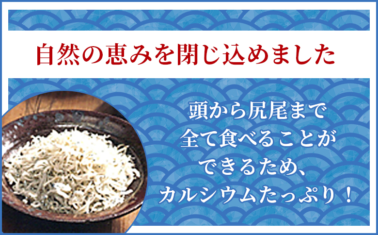 ＜天日干し 特上ちりめん 合計280g（40g×7袋）ギフト箱入り＞ じゃこ しらす 小魚 ごはんのお供 贈答 小分け 無添加 愛媛県 西予市