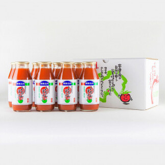 【池トマト】みなみのかほり 180ml×8本セット トマトジュース 食塩無添加 1本にトマト約3個分使用 糖度6.5度以上 トマト 100％ジュース ドリンク_イメージ4