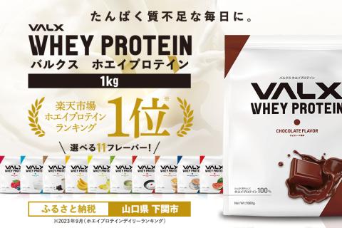 【チョコレート風味】VALX ホエイプロテイン1kg 美味しい タンパク質 満足 ダイエット 運動 スポーツ