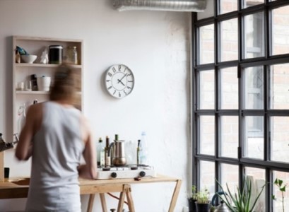 eki clock / ホワイト（TIL16-01 WH）Lemnos レムノス 時計