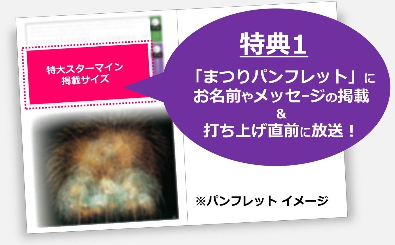 寄附の特典1