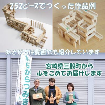 ふるさと納税 三股町 みやざきスギのつみき　コロカラ&からからつみき3種類クリエイティブセット252P【B-1710】 |  | 03