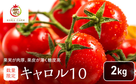ミニトマト 富良野産 完熟 キャロル10 ミニトマト【約2kg】