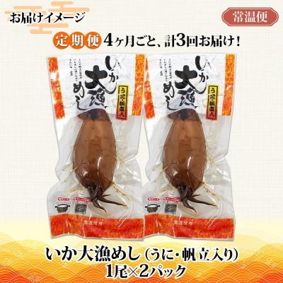 ふるさと納税 函館市 【定期便】4カ月に1回定期便　いか大漁めし2尾入りセット_HD152-T001 |  | 03