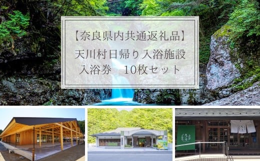【奈良県内共通返礼品】天川村日帰り入浴施設入浴券【10枚セット】