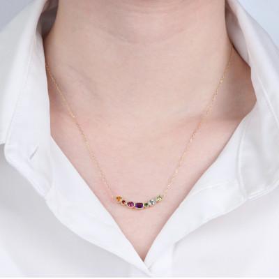 ふるさと納税 山梨県 K18YG アミュレット マルチカラー ペンダント(1点) |  | 03