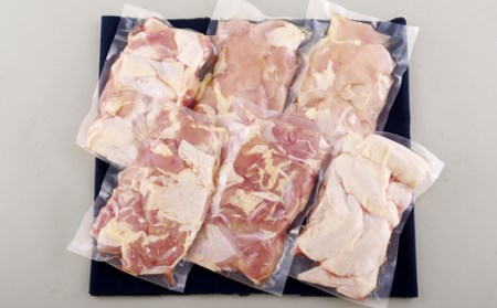 【全12回定期便】ながさき福とり 鶏肉4部位 (もも・むね・手羽先・手羽元) バラエティセット 各回2.6kg 総計31.2kg【長崎福鳥】