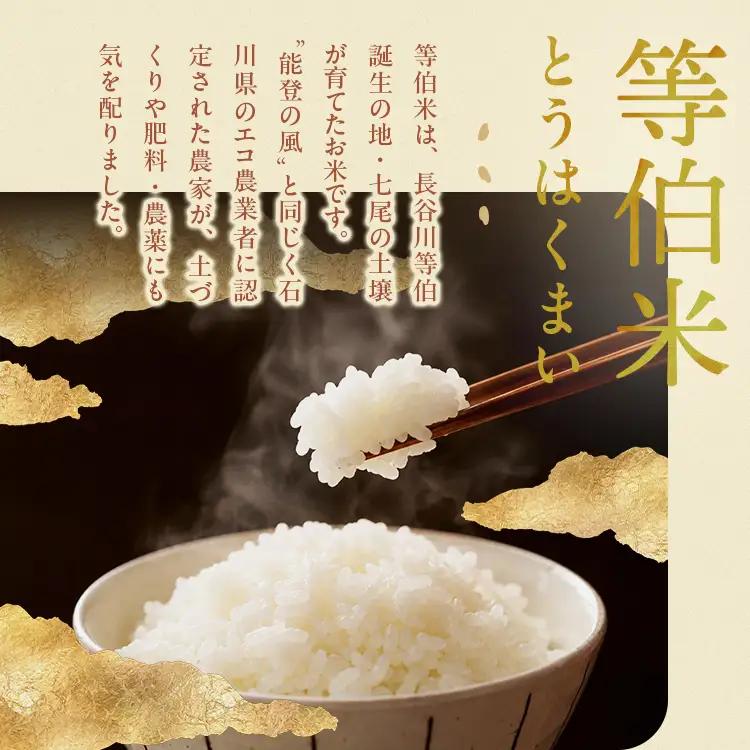令和7年産 等伯米こしひかり10kg(5kg×2袋) | 米 ※2026年6月～発送