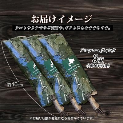 ふるさと納税 弟子屈町 2026年7月発送開始 弟子屈産 白樺使用 フレッシュヴィヒタ 3束 北海道 弟子屈町 1511 |  | 03