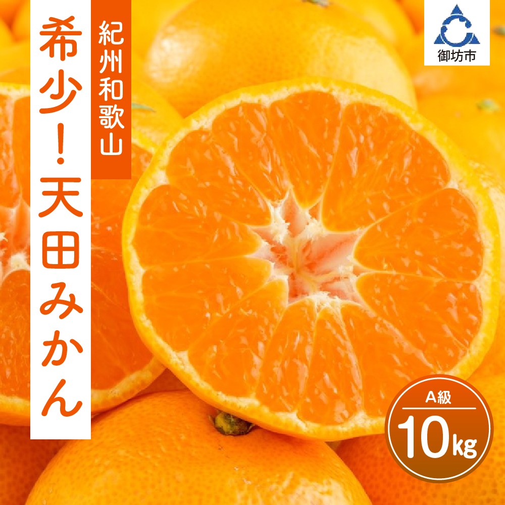 
                  希少！天田みかん（紀州和歌山）A級10kg《先行予約》
                