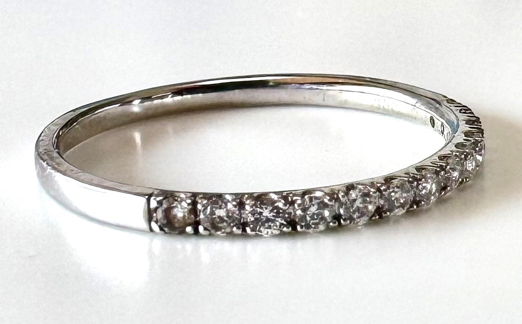 プラチナダイヤモンドリング ハーフエタニティーリング 0.20カラット 【AW-1163/00139】