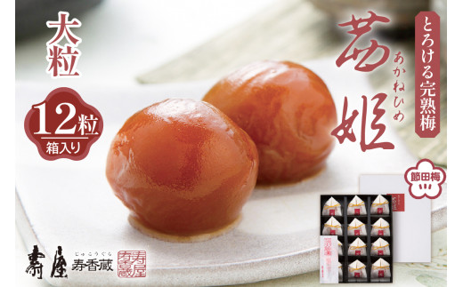 茜姫大粒 12粒箱 入り 山形県 東根市 壽屋提供 hi036-032r