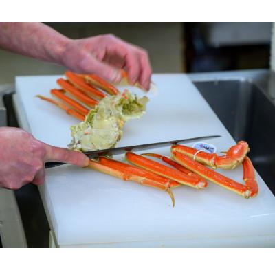 ふるさと納税 京丹後市 急速冷凍 茹でプレミアムズワイガニ魚政BLACK中サイズ 1杯　カニ酢付き(2026年1月〜発送) |  | 02