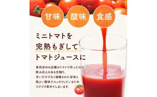 【定期便全12回】NicoFarm トマトジュース 1L×2本×12回_Y124-0036