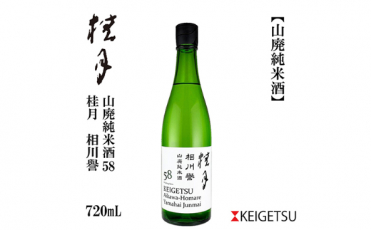 桂月 相川誉 山廃純米酒58 720ml 1本 日本酒 地酒 【近藤酒店】 [ATAB096] お酒 酒 おすすめ 高知 日本酒 高知市 こうち 人気 スピード発送 配送 最短 すぐ届く