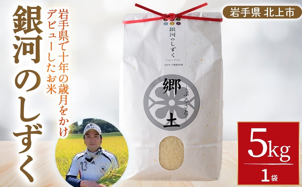 
            新米 令和7年産 R8年産予約【 銀河のしずく 】5kg 400年続く農家が育てた菅野家のお米 郷土 お米 米 白米 おにぎり 5キロ 岩手県 北上市 E0318 R7 国産 こめ 岩手 オリジナル 品種
          