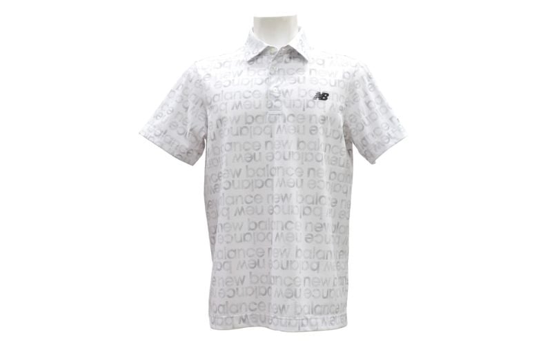 
            [№5784-1530]ニューバランスゴルフ ウェア 半袖 ポロシャツ メンズ 通気性 ホワイト 012-6168007
          